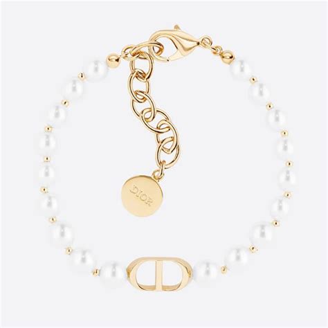 dior bracelet pearl|christian Dior bracelet for women.